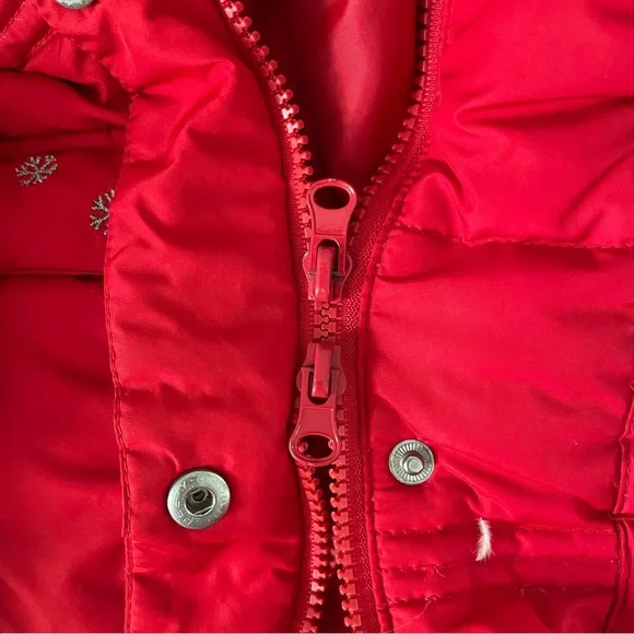 Red Down Parka Puffer - Picture 11 of 11